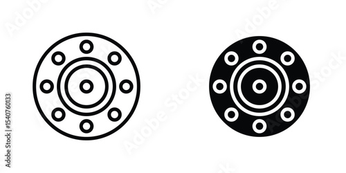 Car bearing icon concept. vector set. Eps10