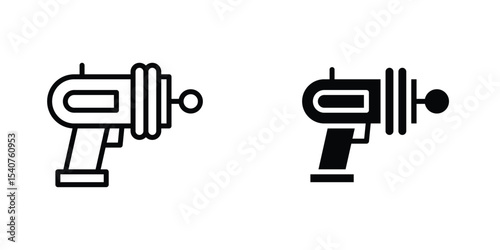 Blaster icon concept. vector set. Eps10