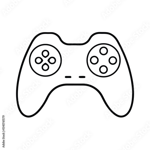 High quality vector illustration of a classic game controller perfect for gaming websites app icons or retro themed designs