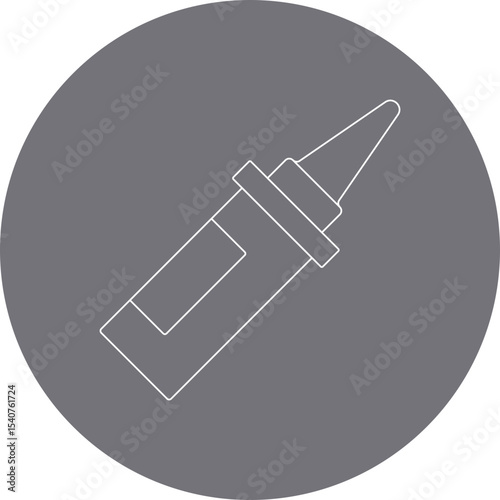 Sealant icon single icon vector illustration