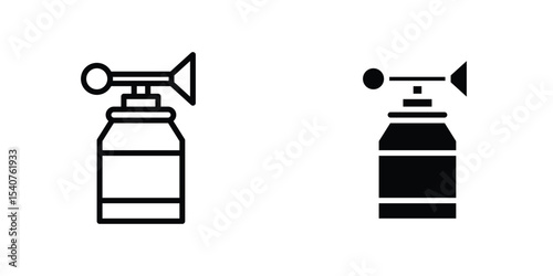 Air horn icon concept. vector set. Eps10