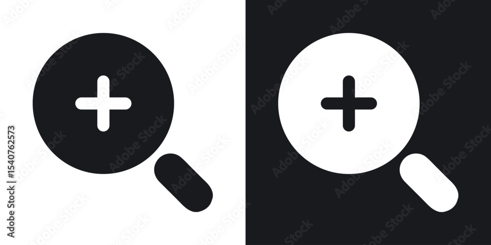 Obraz premium Zoom in icon