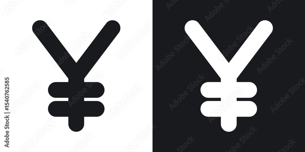 Fototapeta premium Yen icon