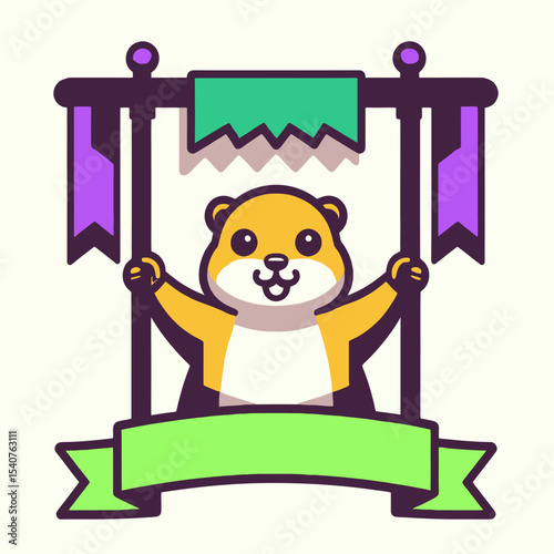 Cute Hamster Mascot