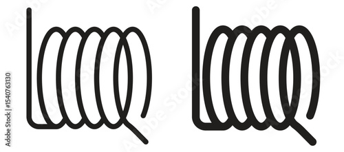 Wire coil icon