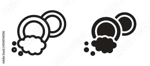 Washing dishes icon