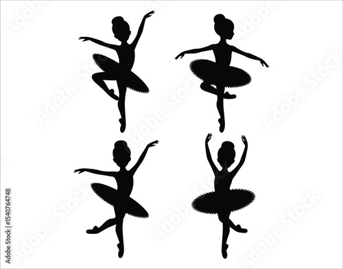 Ballet Movement Silhouette Bundle