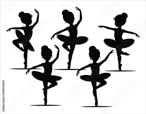 Classic Ballet Silhouette Design