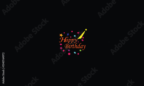 HAPPY BIRTHDAY,  abstract, letters, logo, monogram, style, symbols, ambitions, icons, 
