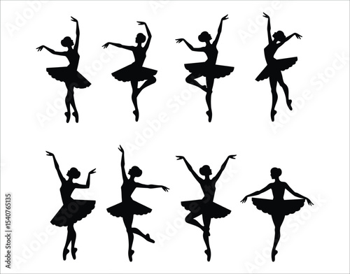 Digital Ballerina Silhouette