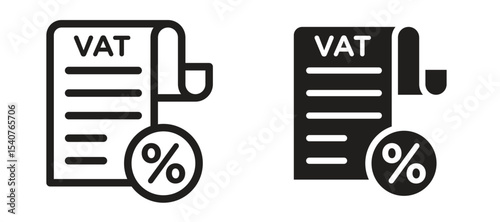 Value added tax VAT icon