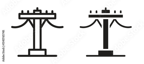 Utility pole icon