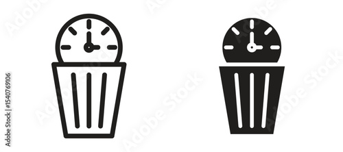 Time waste icon