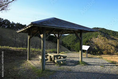 兵庫県神河町　砥峰高原　東屋展望台