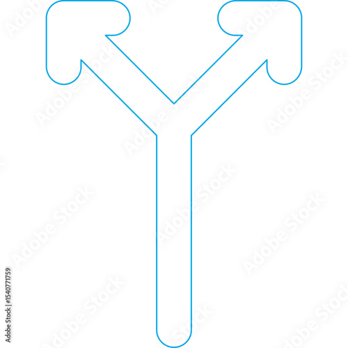 Up ward arrow icon single icon vector illustration