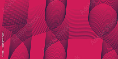 Artistic blend line of colors creating shape on curve wavy line dynamic overlapping modern abstract background, color line art smooth wave lines for modern design twisted curve blend effect texture.