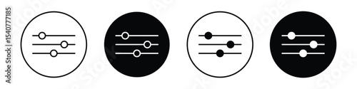Settings sliders icon