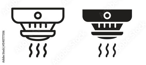 Sensor smoke icon