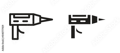 Sealants gun icon