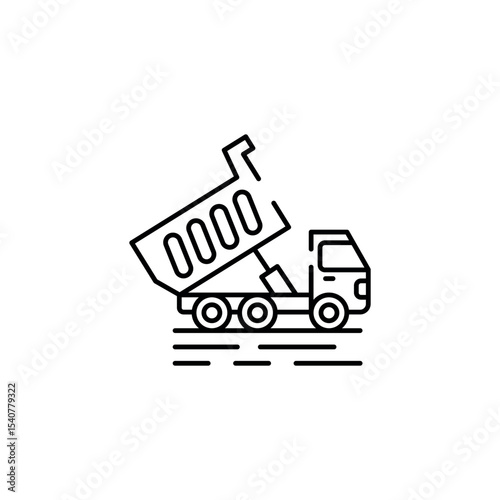 Loader icon design with white background stock illustration