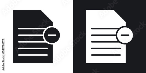 Remove document icon