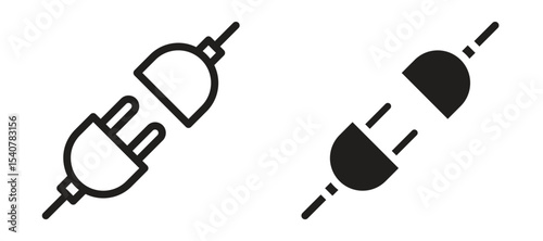 Plug connection icon
