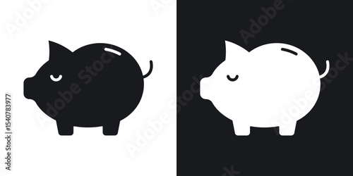 Piggy bank icon