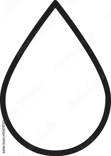Water Drop Icon Simple, Clean, and Versatile Design Element