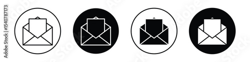 Open envelope icon