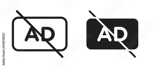 No audio description icon
