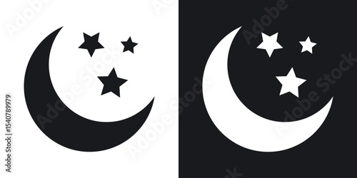 Moon stars icon