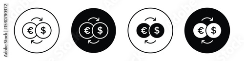 Money exchange icon