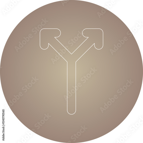 Up ward arrow icon single icon vector illustration