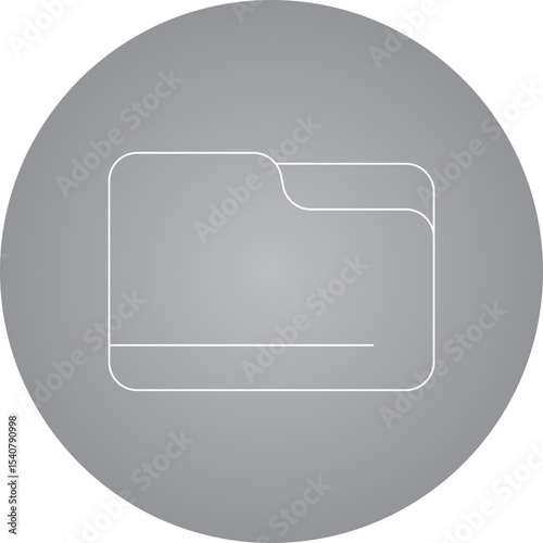 Folder icon single icon vector illustration
