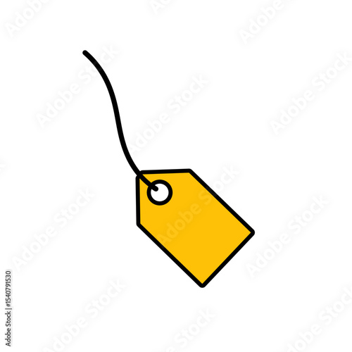 blank price tag. price tag icon. vector illustration of price tag, brand, discount of a product.