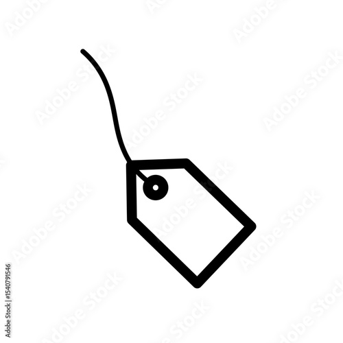 blank price tag isolated. blank price tag. price tag icon. vector illustration of price tag, brand, discount of a product.