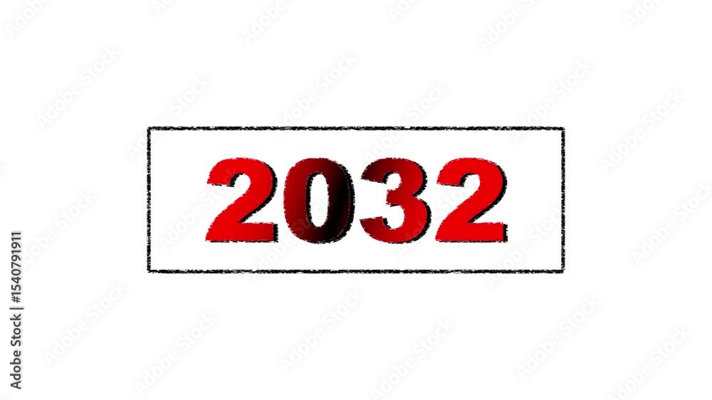 Happy new year 2032 text animation with light sweep looping animation. happy new year greetings 2032 new year Happy New Year 2032 Celebration. represents the new year - vacation concept . Happy new year 2032 text animation with light sweep looping animation. happy new year greetings 2032 new year Happy New Year 2032 Celebration. represents the new year - vacation concept .