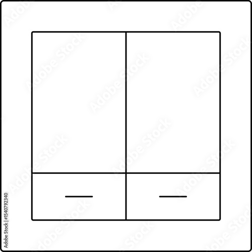 Division single icon vector illustration