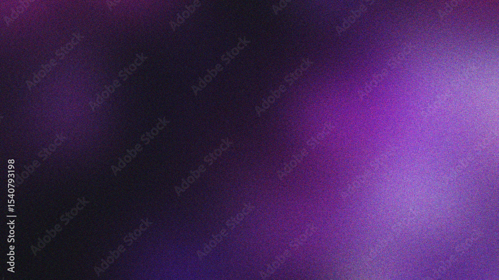 Obraz premium Purple, Navy, and Amber minimal abstract surface with noise grain and gradient transitions, soft faded texture ideal for portfolio visuals, UI components, and print backgrounds.