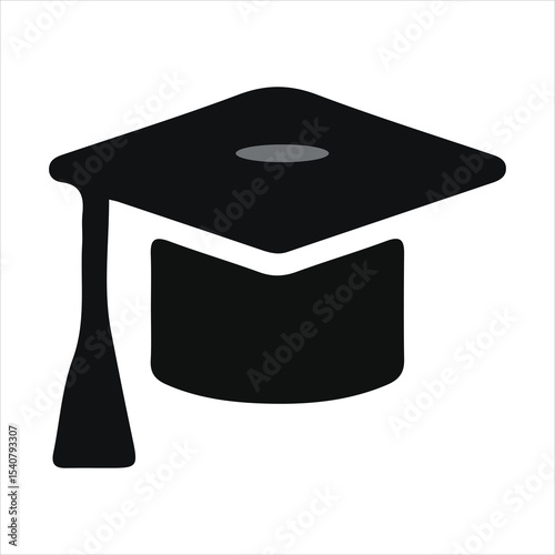black graduation cap