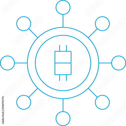 Connection single icon vector illustration