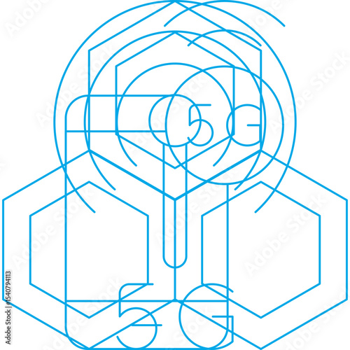 Network single icon vector illustration