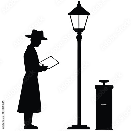  a minimalist silhouette