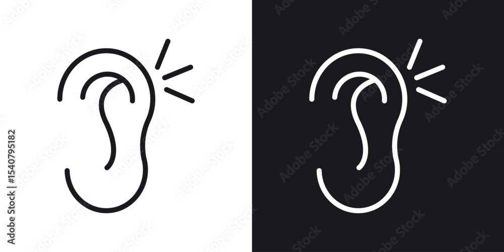 Obraz premium Listening icon