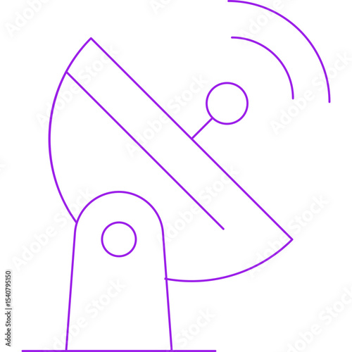 Signal antena single icon vector illustration