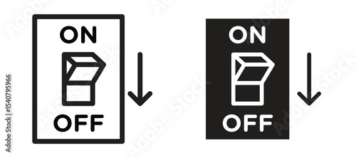 Light switch off icon