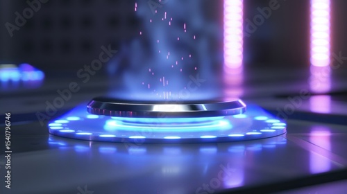 Futuristic gas stove