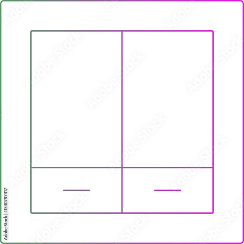 Division single icon vector illustration
