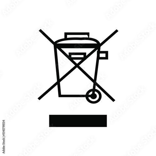 WEEE VECTOR SIGN