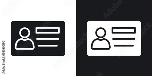 Identity card icon